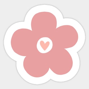 flower heart Sticker